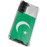 Pakistan Flag Distressed Galaxy S21 5G Clear Case